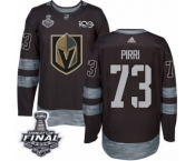 Men Adidas Vegas Golden Knights #73 Brandon Pirri Authentic Black 1917-2017 100th Anniversary 2018 Stanley Cup Final NHL Jersey