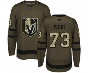 Men Adidas Vegas Golden Knights #73 Brandon Pirri Authentic Green Salute to Service NHL Jersey