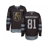 Men Adidas Vegas Golden Knights #81 Jonathan Marchessault Black 1917-2017 100th Anniversary Stitched NHL Jersey