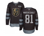 Men Adidas Vegas Golden Knights #81 Jonathan Marchessault Black 1917-2017 100th Anniversary Stitched NHL Jersey