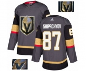 Men Adidas Vegas Golden Knights #87 Vadim Shipachyov Authentic Gray Fashion Gold NHL Jersey