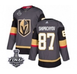 Men Adidas Vegas Golden Knights #87 Vadim Shipachyov Premier Gray Home 2018 Stanley Cup Final NHL Jersey