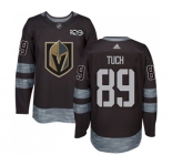 Men Adidas Vegas Golden Knights #89 Alex Tuch Authentic Black 1917-2017 100th Anniversary NHL Jersey