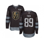 Men Adidas Vegas Golden Knights #89 Alex Tuch Black 1917-2017 100th Anniversary Stitched NHL Jersey