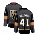 Men Vegas Golden Knights #41 Pierre-Edouard Bellemare Authentic Black Home Fanatics Branded Breakaway NHL Jersey