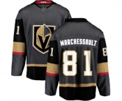 Men Vegas Golden Knights #81 Jonathan Marchessault Authentic Black Home Fanatics Branded Breakaway NHL Jersey