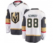 Men Vegas Golden Knights #88 Nate Schmidt Authentic White Away Fanatics Branded Breakaway NHL Jersey