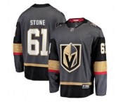 Men's Adidas Vegas Golden Knights #61 stone Authentic Gray Home NHL Jersey