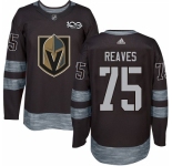 Men's Adidas Vegas Golden Knights #75 Ryan Reaves Authentic Black 1917-2017 100th Anniversary NHL Jersey