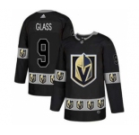 Men's Golden Knights #9 Cody Glass Black Authentic Team Logo Fashion Stitched Hockey Jersey
