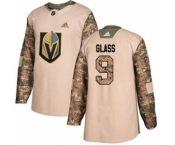 Men's Golden Knights #9 Cody Glass Camo Authentic 2017 Veterans Day Stitched Hockey Jersey