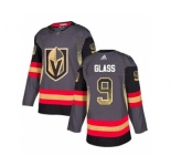 Men's Golden Knights #9 Cody Glass Grey Home Authentic Drift Fashion Stitched Hockey Jersey