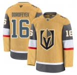 Men's Vegas Golden Knights #16 Pavel Dorofeyev Gold Home Authentic Jersey
