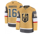 Men's Vegas Golden Knights #16 Pavel Dorofeyev Gold Home Authentic Jersey