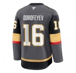 Men's Vegas Golden Knights #16 Pavel Dorofeyev Gray Authentic Jersey