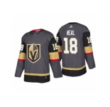 Men's Vegas Golden Knights #18 James Neal Steel Grey 2017-2018 Season Jersey