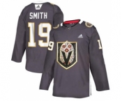 Men's Vegas Golden Knights #19 Reilly Smith Grey Latino Heritage Night Stitched Hockey Jersey