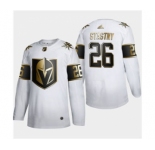 Men's Vegas Golden Knights #26 Paul Stastny White Golden Edition Limited Stitched Hockey Jersey