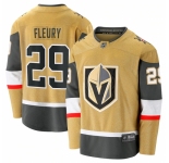 Men's Vegas Golden Knights #29 Marc-Andre Fleury Fanatics Branded Gold 2020-21 Alternate Premier Breakaway Player Jersey