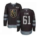 Men's Vegas Golden Knights #61 Mark Stone Authentic Black 1917-2017 100th Anniversary Hockey Jersey