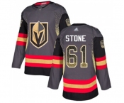 Men's Vegas Golden Knights #61 Mark Stone Authentic Black Drift Fashion Hockey Jersey
