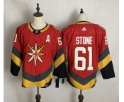 Men's Vegas Golden Knights #61 Mark Stone Authentic Red Hockey Jersey
