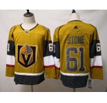 Men's Vegas Golden Knights #61 Mark Stone Authentic golden 2020 Hockey Jersey