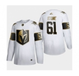 Men's Vegas Golden Knights #61 Mark Stone White Golden Edition Limited Stitched Hockey Jersey