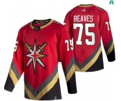 Men's Vegas Golden Knights #75 Ryan Reaves Authentic Red Retro Hockey Jersey