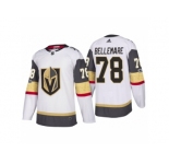 Men's Vegas Golden Knights #78 Pierre-Edouard Bellemare White 2017-2018 Season Jersey