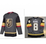 Men's Vegas Golden Knights #8 Phil Kessel Gray Adidas NHL Home Jersey