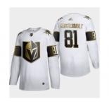 Men's Vegas Golden Knights #81 Jonathan Marchessault White Golden Edition Limited Stitched Hockey Jersey