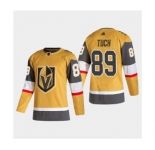 Men's Vegas Golden Knights #89 Alex Tuch 2020-21 Authentic Player Alternate Stitched Hockey Jersey Gold
