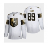Men's Vegas Golden Knights #89 Alex Tuch White Golden Edition Limited Stitched Hockey Jersey