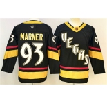 Men's Vegas Golden Knights #93 Mitch Marner Black 2024-25 Stitched Hockey Jersey