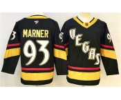 Men's Vegas Golden Knights #93 Mitch Marner Black 2024-25 Stitched Hockey Jersey