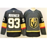Men's Vegas Golden Knights #93 Mitch Marner Grey 2024-25 Stitched Hockey Jersey
