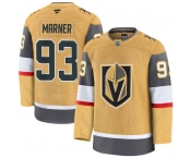 Men's Vegas Golden Knights #93 Mitchell Marner Gold 2024-25 Home Stitched Hockey Jersey