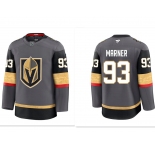 Men's Vegas Golden Knights #93 Mitchell Marner Gray 2024-25 Alternate Stitched Hockey Jersey
