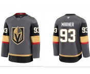 Men's Vegas Golden Knights #93 Mitchell Marner Gray 2024-25 Alternate Stitched Hockey Jersey