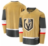 Men's Vegas Golden Knights Fanatics Branded Gold 2020-21 Alternate Premier Break away Jersey