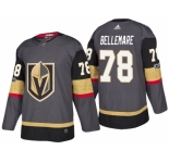 Vegas Golden Knights #78 Pierre-Edouard Bellemare Steel Grey 2017-2018 Season Stitched NHL Jersey