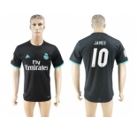Real Madrid #10 James Away Soccer Club Jersey 3