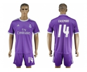 Real Madrid #14 Casemiro Away Soccer Club Jersey6