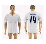 Real Madrid #14 Casemiro Marine Environmental Protection Home Soccer Club Jersey 1
