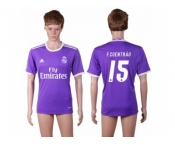 Real Madrid #15 F.Coentrao Away Soccer Club Jersey3