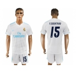 Real Madrid #15 F.Coentrao White Home Soccer Club Jersey 1