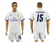 Real Madrid #15 F.Coentrao White Home Soccer Club Jersey2
