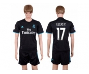 Real Madrid #17 Lucas V. Away Soccer Club Jersey