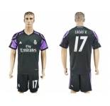 Real Madrid #17 Lucas V. Sec Away Soccer Club Jersey